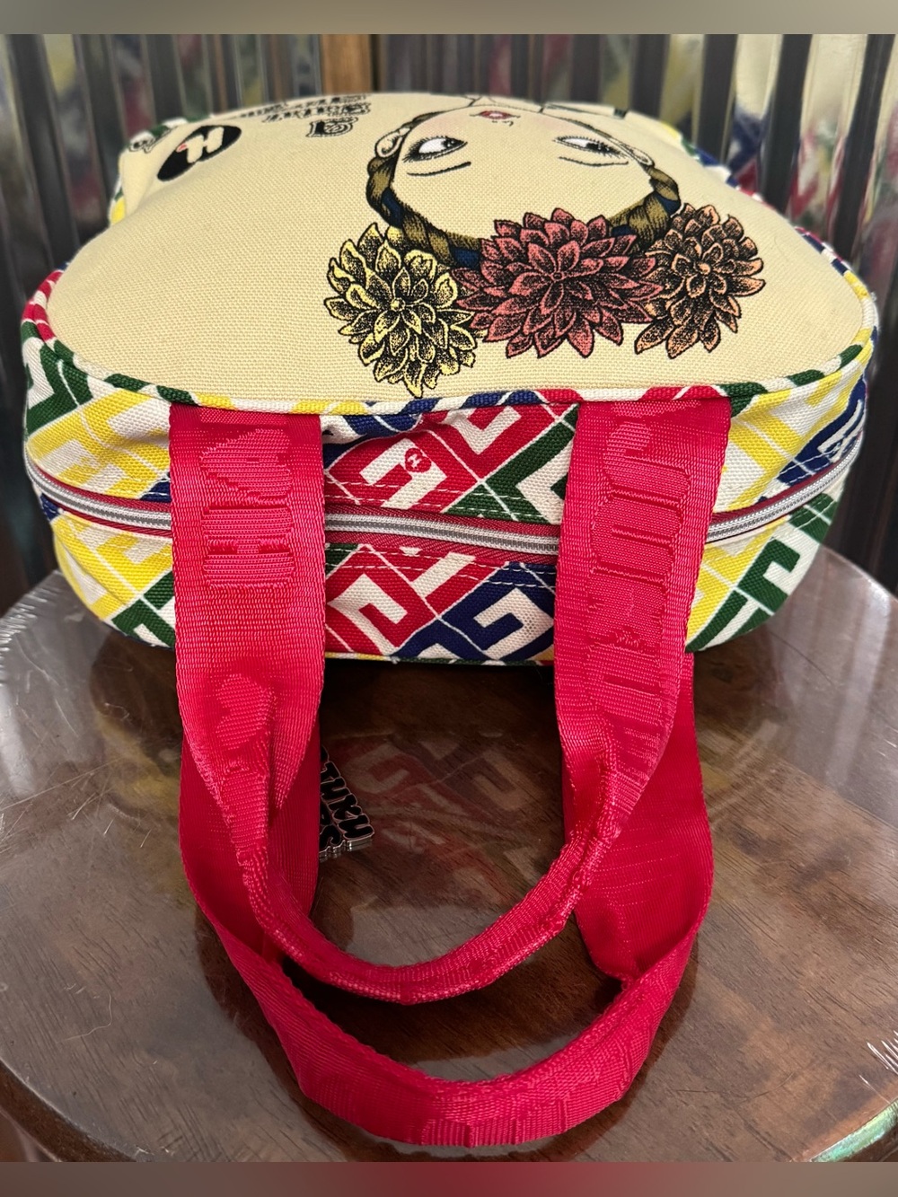 HARAJUKU LOVERS Bowler Bag Canvas “Attraction to Cuteness” Gwen Stefani - Picture 8 of 15